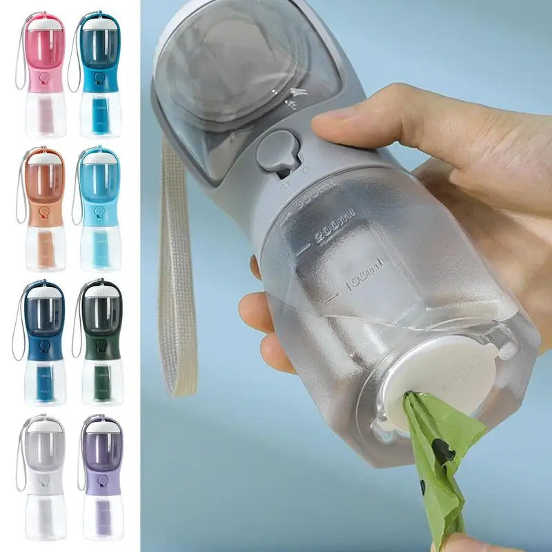 Multifunctional Portable 3-in-1 Pet Cup – Water, Food & Waste