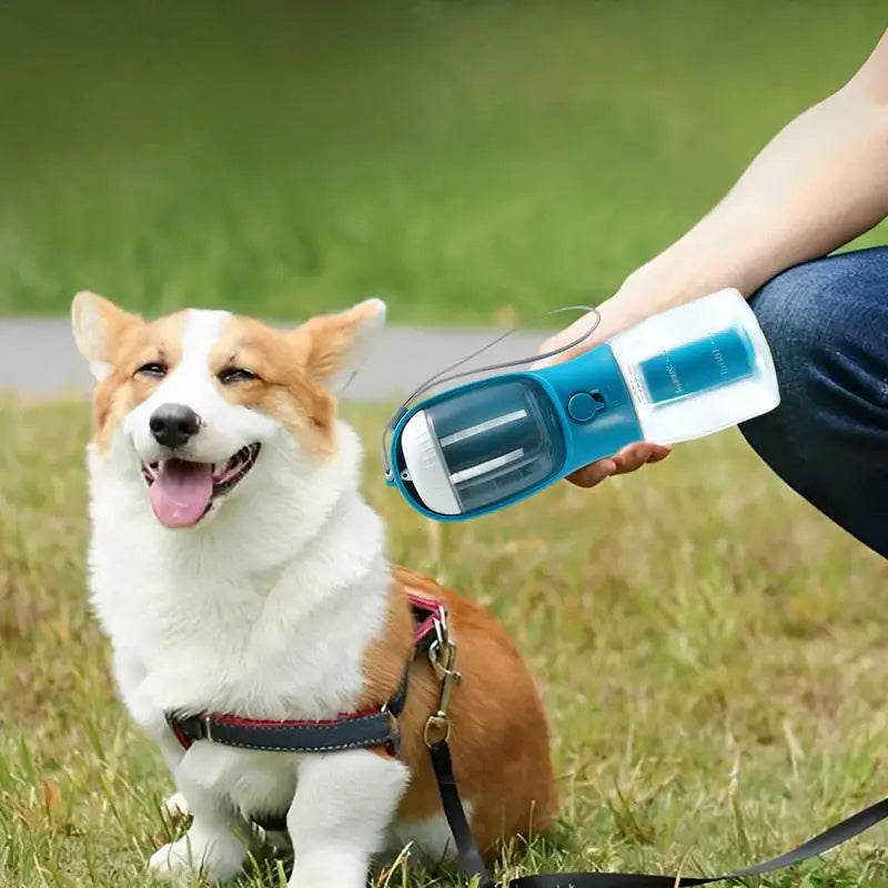 Multifunctional Portable 3-in-1 Pet Cup – Water, Food & Waste